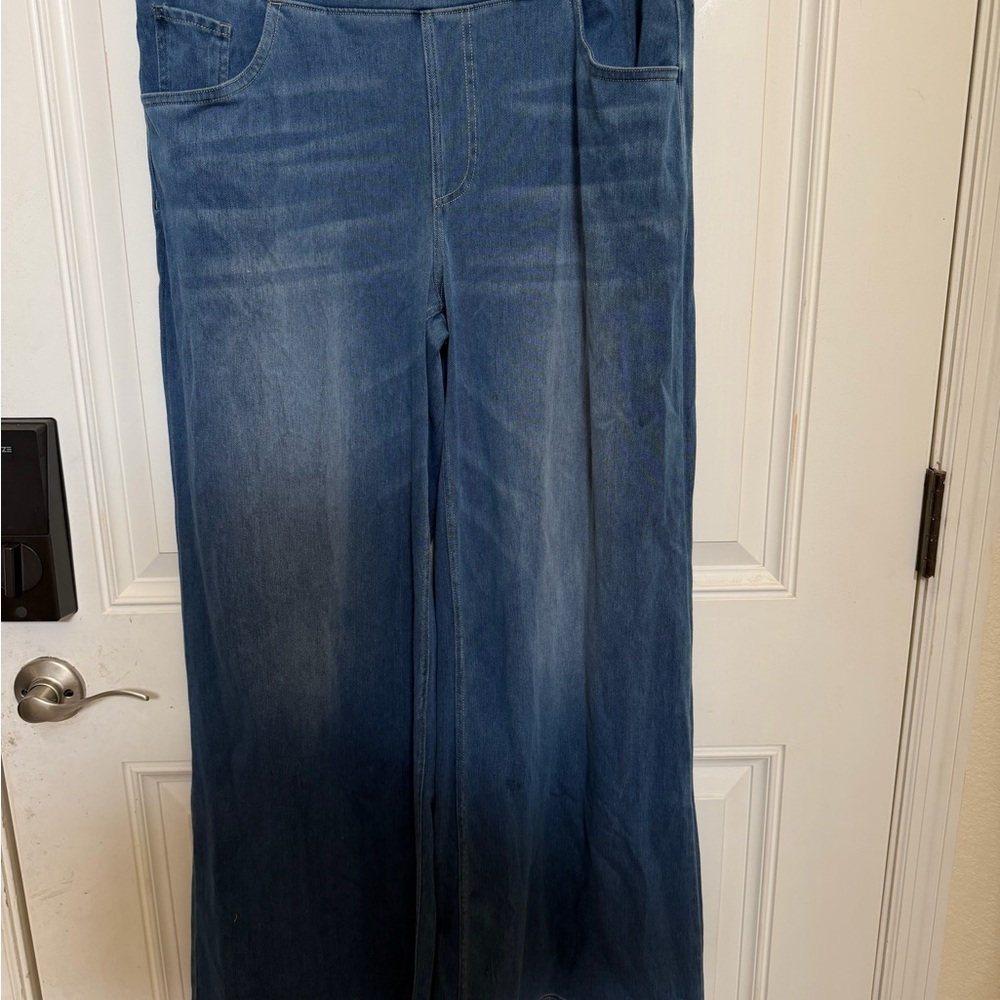 HALARA Women's Bootcut Jeans in Blue Wash